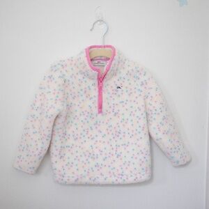 NWOT Vineyard Vines Girl's Fuzzy Teddy Pullover